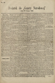 Gazeta Narodowa. 1896, nr 48