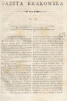 Gazeta Krakowska. 1807 , nr 94