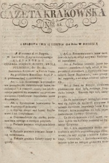 Gazeta Krakowska. 1816, nr 66