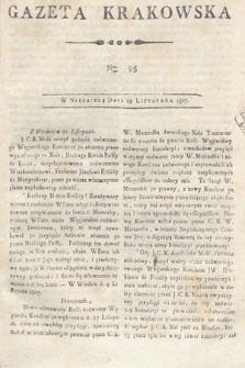 Gazeta Krakowska. 1807 , nr 95