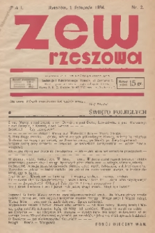 Zew Rzeszowa. R.1, 1934, nr 2