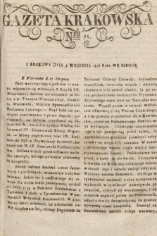 Gazeta Krakowska. 1816, nr 71