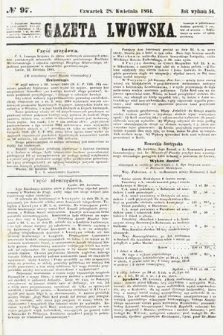 Gazeta Lwowska. 1864, nr 97