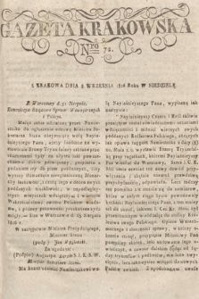 Gazeta Krakowska. 1816, nr 72