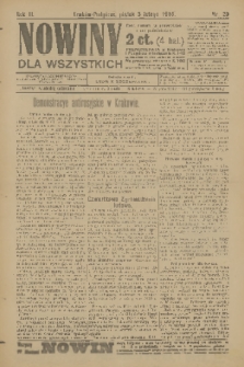 Nowiny dla Wszystkich : dziennik ilustrowany. R.3, 1905, nr 29