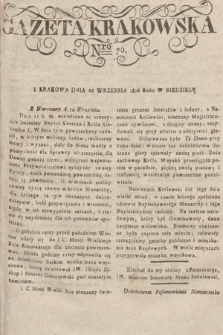 Gazeta Krakowska. 1816, nr 76