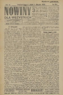 Nowiny dla Wszystkich : dziennik ilustrowany. R.3, 1905, nr 205