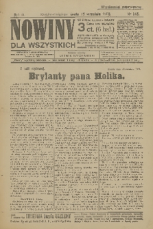 Nowiny dla Wszystkich : dziennik ilustrowany. R.3, 1905, nr 245