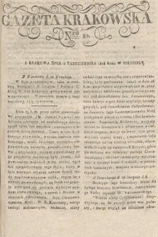 Gazeta Krakowska. 1816, nr 80