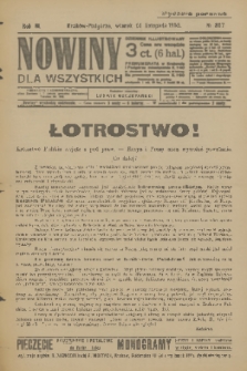 Nowiny dla Wszystkich : dziennik ilustrowany. R.3, 1905, nr 307