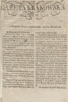 Gazeta Krakowska. 1816, nr 83