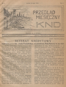 Przegląd Miesięczny KND. 1924, nr  5