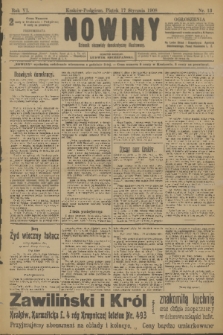 Nowiny : dziennik niezawisły demokratyczny illustrowany. R.6, 1908, nr 13