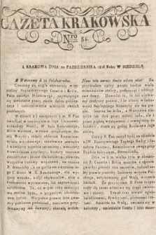 Gazeta Krakowska. 1816, nr 84