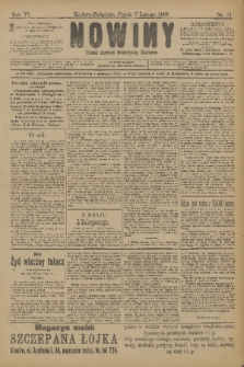 Nowiny : dziennik niezawisły demokratyczny illustrowany. R.6, 1908, nr 31