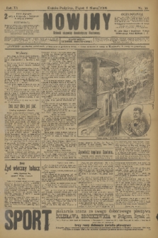 Nowiny : dziennik niezawisły demokratyczny illustrowany. R.6, 1908, nr 56