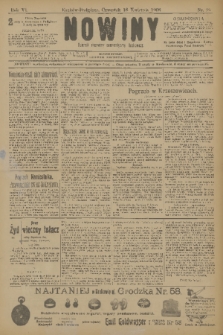 Nowiny : dziennik niezawisły demokratyczny illustrowany. R.6, 1908, nr 90