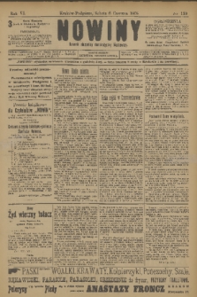 Nowiny : dziennik niezawisły demokratyczny illustrowany. R.6, 1908, nr 130