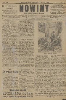 Nowiny : dziennik niezawisły demokratyczny illustrowany. R.6, 1908, nr 131