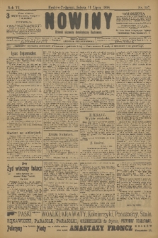 Nowiny : dziennik niezawisły demokratyczny illustrowany. R.6, 1908, nr 157