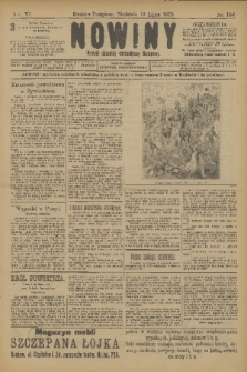 Nowiny : dziennik niezawisły demokratyczny illustrowany. R.6, 1908, nr 164