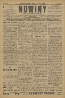 Nowiny : dziennik niezawisły demokratyczny illustrowany. R.6, 1908, nr 168