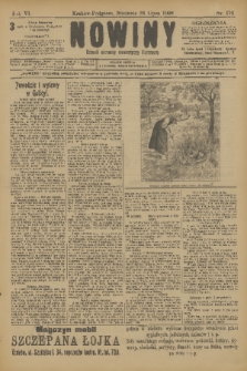 Nowiny : dziennik niezawisły demokratyczny illustrowany. R.6, 1908, nr 170