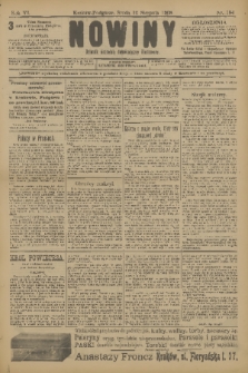 Nowiny : dziennik niezawisły demokratyczny illustrowany. R.6, 1908, nr 184