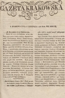 Gazeta Krakowska. 1816, nr 89