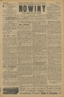Nowiny : dziennik niezawisły demokratyczny illustrowany. R.6, 1908, nr 204