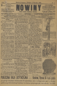 Nowiny : dziennik niezawisły demokratyczny illustrowany. R.7, 1909, nr 2