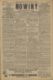 Nowiny : dziennik niezawisły demokratyczny illustrowany. R.7, 1909, nr 23