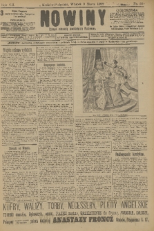 Nowiny : dziennik niezawisły demokratyczny illustrowany. R.7, 1909, nr 55