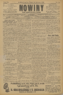 Nowiny : dziennik niezawisły demokratyczny illustrowany. R.7, 1909, nr 98