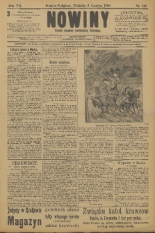 Nowiny : dziennik niezawisły demokratyczny illustrowany. R.7, 1909, nr 126