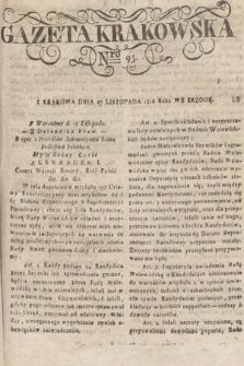 Gazeta Krakowska. 1816, nr 95