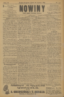 Nowiny : dziennik niezawisły demokratyczny illustrowany. R.7, 1909, nr 135