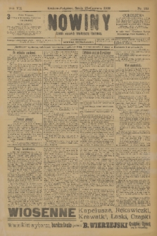 Nowiny : dziennik niezawisły demokratyczny illustrowany. R.7, 1909, nr 139