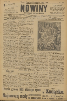 Nowiny : dziennik niezawisły demokratyczny illustrowany. R.7, 1909, nr 160