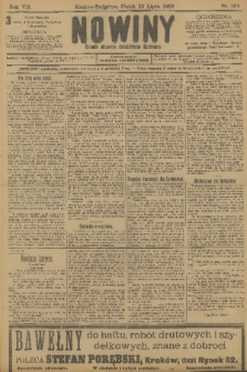 Nowiny : dziennik niezawisły demokratyczny illustrowany. R.7, 1909, nr 164