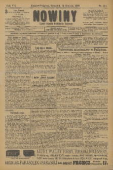 Nowiny : dziennik niezawisły demokratyczny illustrowany. R.7, 1909, nr 181