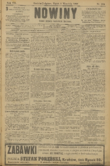Nowiny : dziennik niezawisły demokratyczny illustrowany. R.7, 1909, nr 200