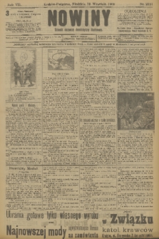 Nowiny : dziennik niezawisły demokratyczny illustrowany. R.7, 1909, nr 213