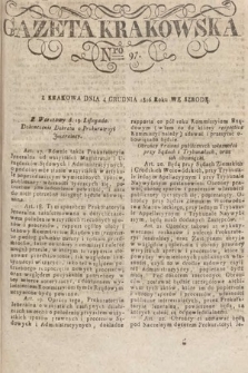 Gazeta Krakowska. 1816, nr 97