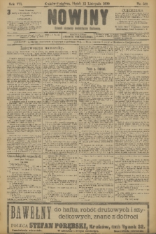 Nowiny : dziennik niezawisły demokratyczny illustrowany. R.7, 1909, nr 258
