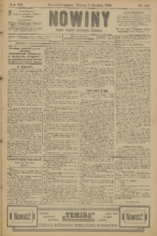 Nowiny : dziennik niezawisły demokratyczny illustrowany. R.7, 1909, nr 279