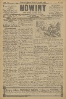 Nowiny : dziennik niezawisły demokratyczny illustrowany. R.7, 1909, nr 280