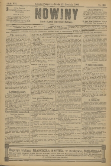 Nowiny : dziennik niezawisły demokratyczny illustrowany. R.7, 1909, nr 291