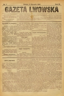 Gazeta Lwowska. 1896, nr 7