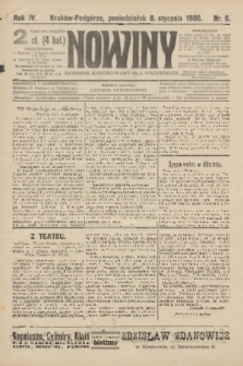 Nowiny : dziennik ilustrowany dla wszystkich. R.4, 1906, nr 6